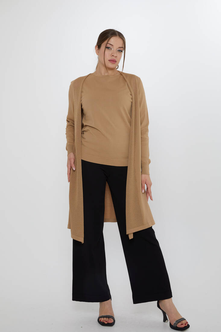 Kazee - Kadın İkili Takım Vizon - 31842 | KAZEE