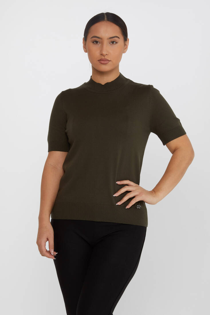 Kazee - Kadın Triko Basic Vert - 16168 | KAZEE