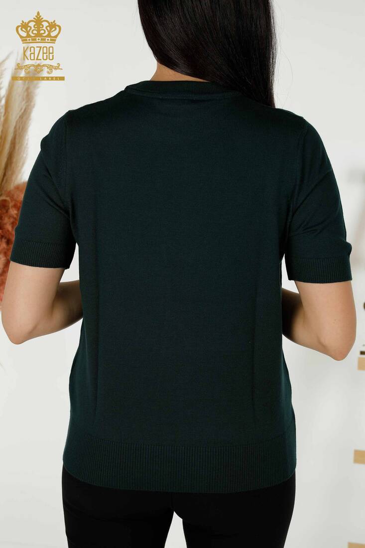 Kadın Triko Kazee Logolu Nefti - 30254 | KAZEE Kadın Triko Kazee Logolu Nefti - 30254 | KAZEE