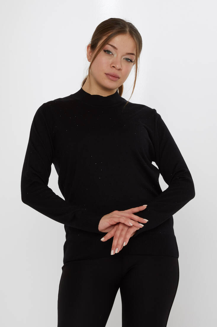 KAZEE - Kadın Triko Taşlı Siyah - 31513 | KAZEE KAZEE - Kadın Triko Taşlı Siyah - 31513 | KAZEE