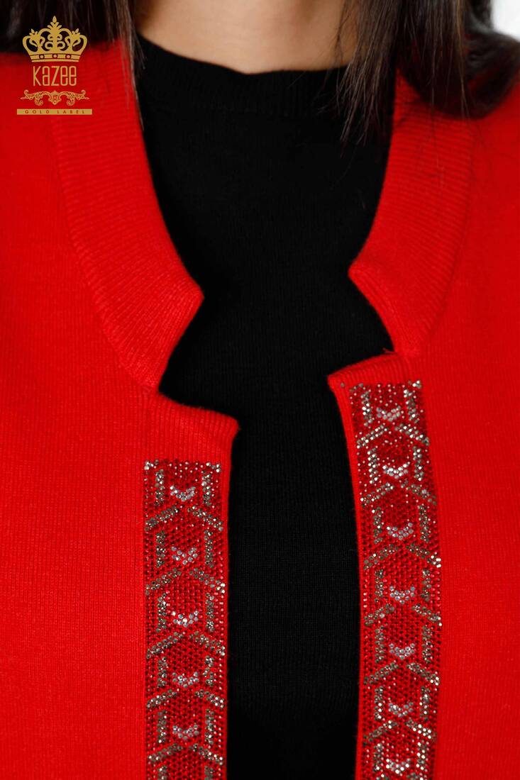 Kadın Yelek Kırmızı - Türkiye'den Kadın Giyim - 16805 | KAZEE Kadın Yelek Kırmızı - Türkiye'den Kadın Giyim - 16805 | KAZEE