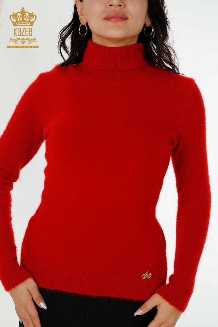 شعار أنجورا النسائي باللون الأحمر - 12046 | كازي