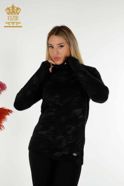 Women's Angora Turtleneck Black - 18990 | KAZEE - Thumbnail