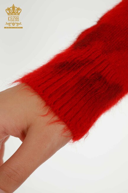 Women's Angora Turtleneck Red - 18990 | KAZEE - Thumbnail