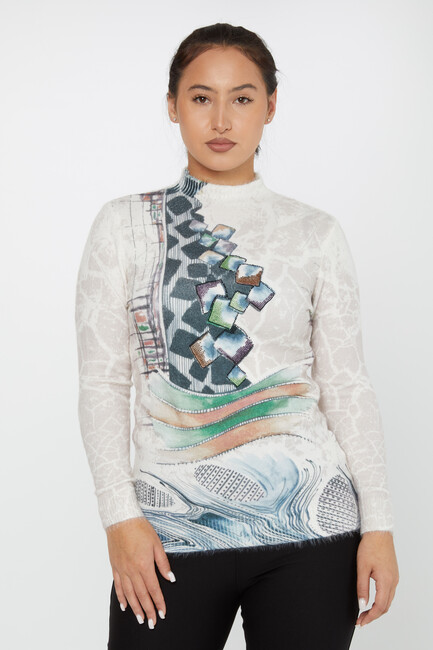 Women's Angora Knitwear Digital Printed Pattern - 50000 | KAZEE - Thumbnail