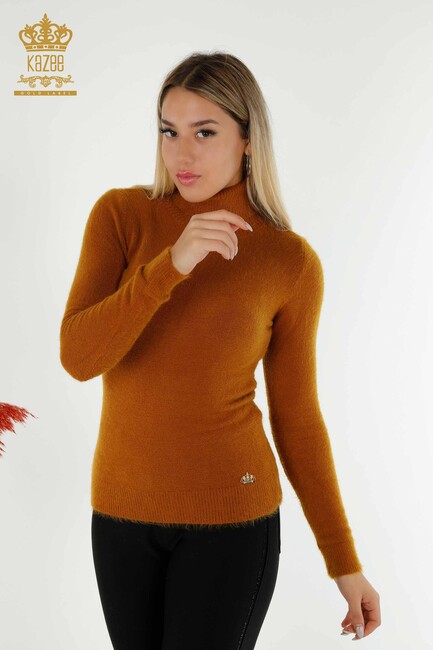 Women's Angora Logo Mustard - 12046 | KAZEE - Thumbnail