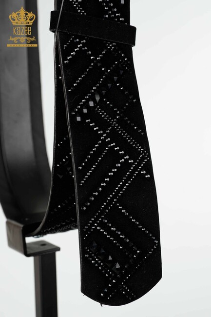 Women's Belt Written Black - 540 | KAZEE - Thumbnail