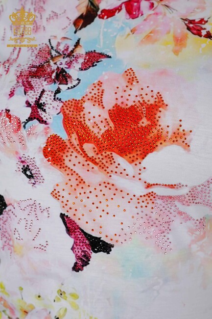 Women's Blouse Floral Pattern Digital - 12091 | KAZEE - Thumbnail
