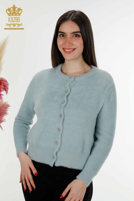 Women's Cardigan Stone Detailed Mint - 19099 | KAZEE - Thumbnail