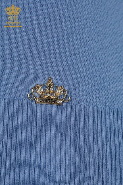 Women's Knitwear Stand Blue - 16168 | KAZEE - Thumbnail