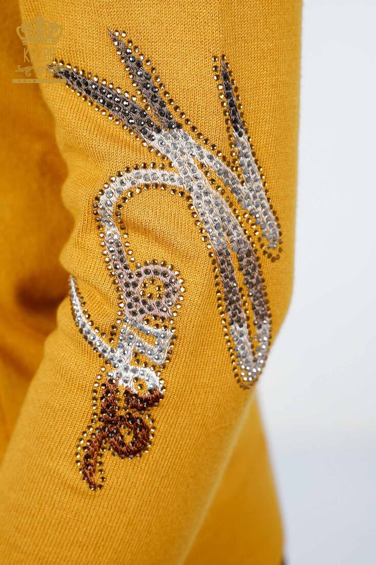 Women's Knitwear Kazee Written Saffron - 16619 | KAZEE