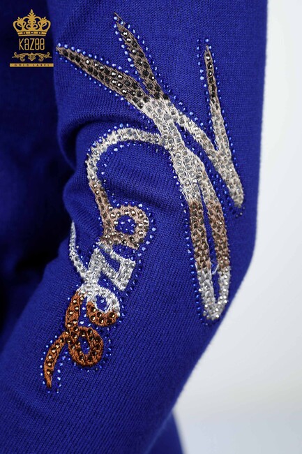Women's Knitwear Kazee Written Saks - 16619 | KAZEE - Thumbnail