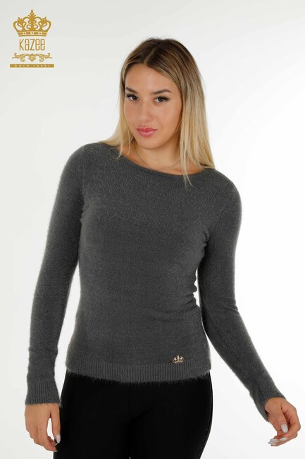 Women's Knitwear Logo Anthracite - 18432 | KAZEE - Thumbnail