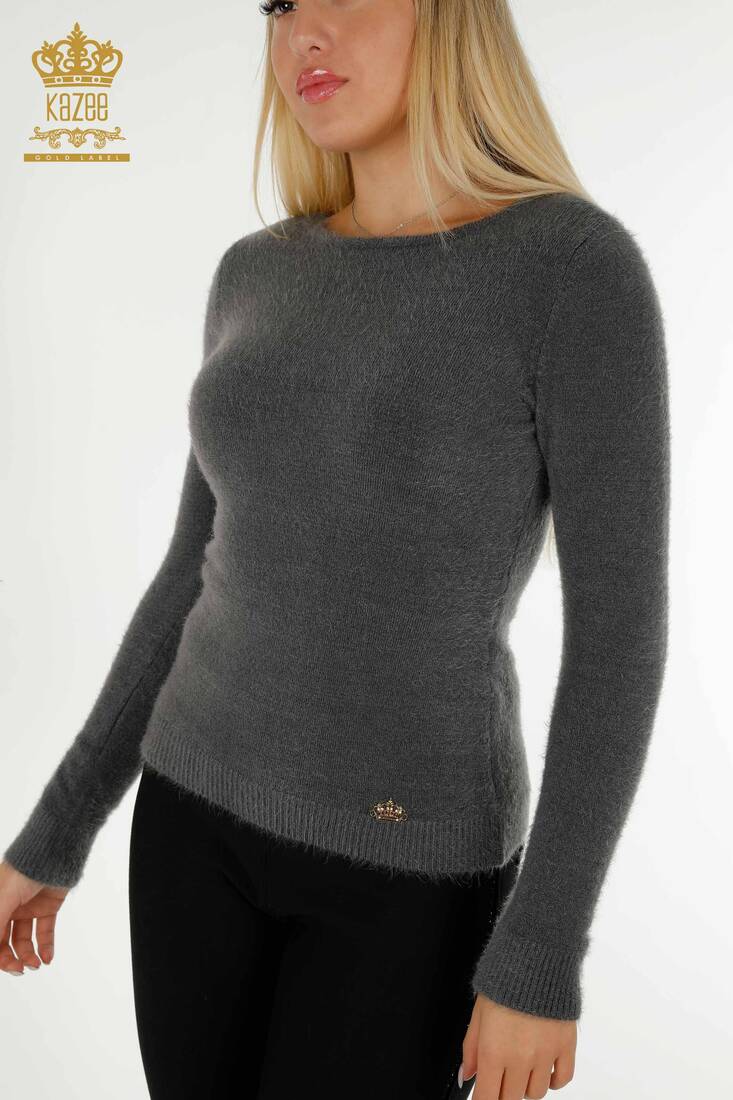 Women's Knitwear Logo Anthracite - 18432 | KAZEE