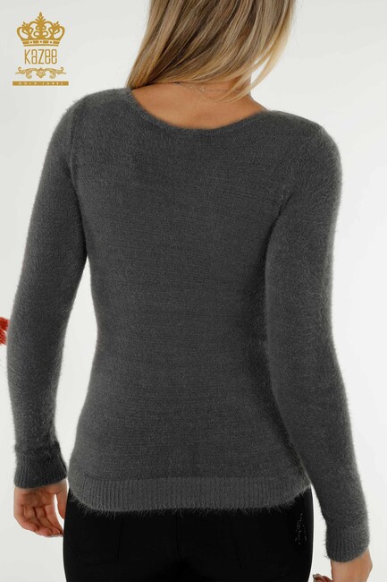 Women's Knitwear Logo Anthracite - 18432 | KAZEE - Thumbnail