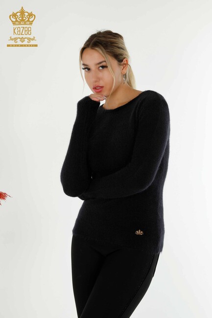 Women's Knitwear Black with Logo - 18432 | KAZEE - Thumbnail