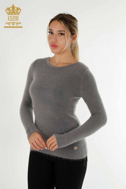 Women's Knitwear Gray with Logo - 18432 | KAZEE - Thumbnail