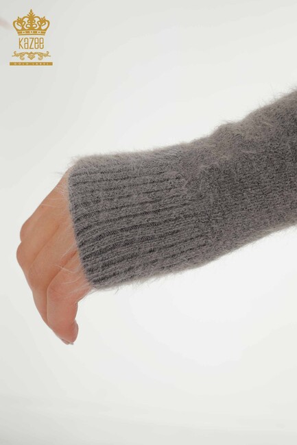 Women's Knitwear Gray with Logo - 18432 | KAZEE - Thumbnail