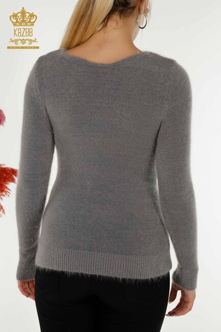 Women's Knitwear Gray with Logo - 18432 | KAZEE - Thumbnail