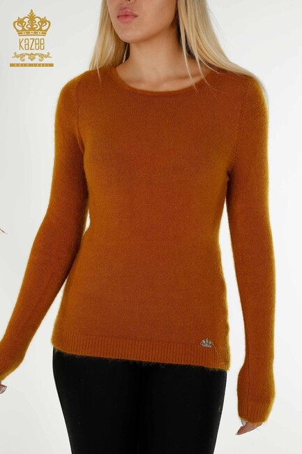 Women's Knitwear Logo Mustard - 18432 | KAZEE - Thumbnail