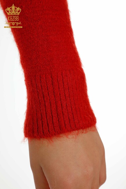 Women's Knitwear Red with Logo - 18432 | KAZEE - Thumbnail