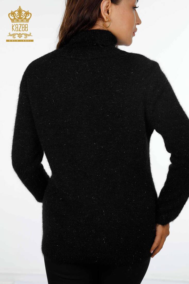 Women's Knitwear Glitter Transition Black - 19080 | KAZEE