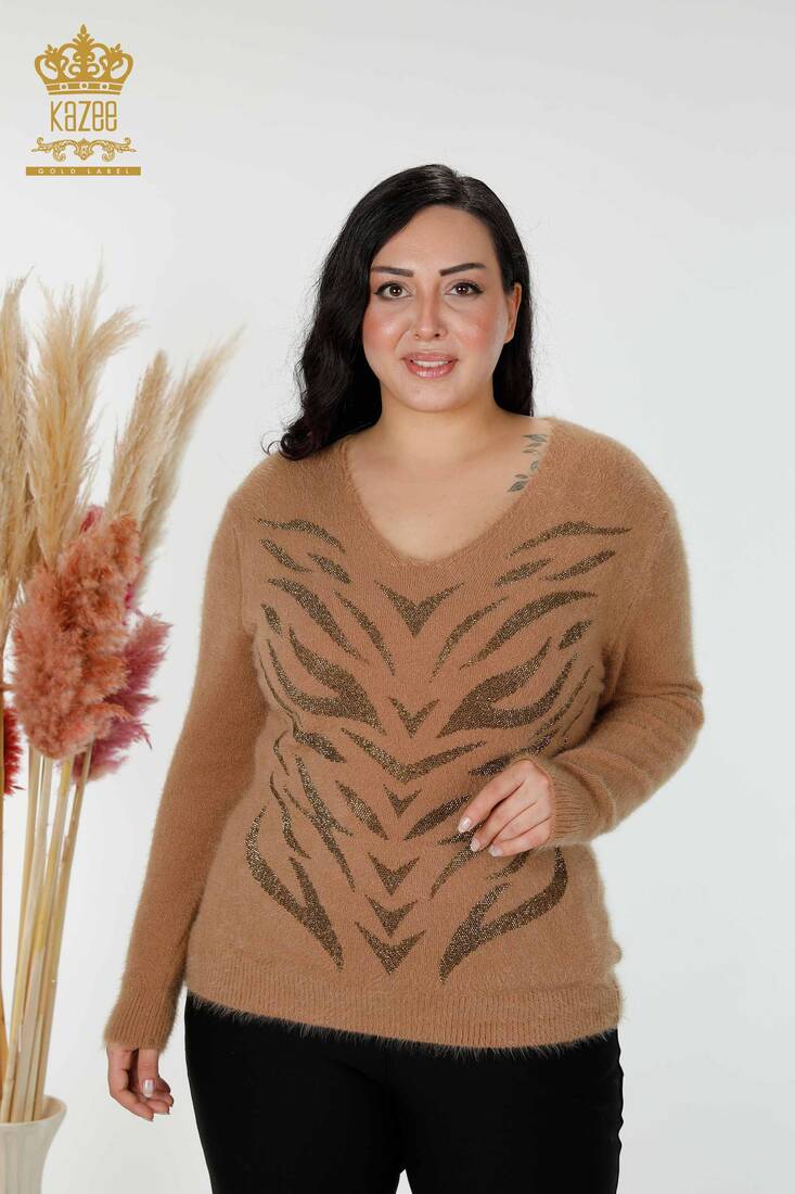 Women's Knitwear Sweater Angora Mink - 16994 | KAZEE