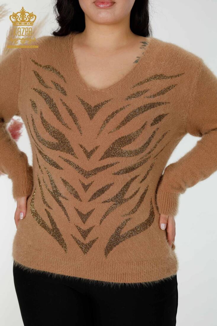Women's Knitwear Sweater Angora Mink - 16994 | KAZEE