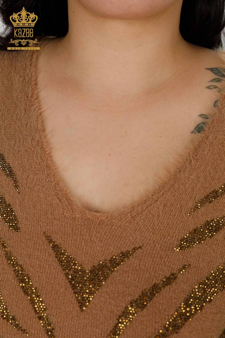 Women's Knitwear Sweater Angora Mink - 16994 | KAZEE