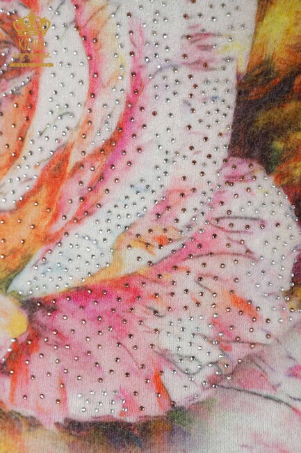 Women's Knitwear Sweater Angora Pattern - 18425 | KAZEE - Thumbnail