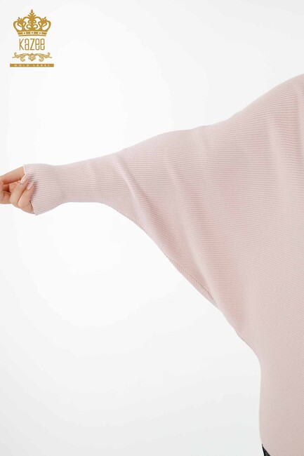 Women's Knitwear Sweater Bat Sleeve Powder - 15668 | KAZEE - Thumbnail