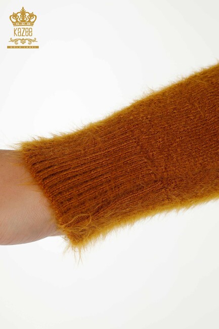 Women's Knitwear Sweater Long Sleeve Mustard - 18921 | KAZEE - Thumbnail