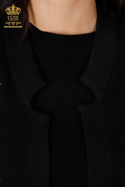 Women's Vest Black - Women's Clothing from Turkey - 16812 | KAZEE - Thumbnail