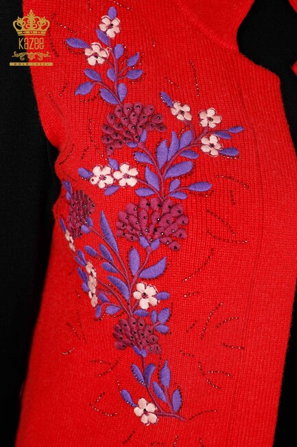 Women's Vest Red - Women's Clothing from Turkey - 16814 | Kazee - Thumbnail