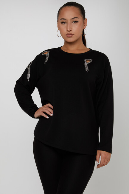Women's Sweatshirt Stone Black - 17770 | KAZEE - Thumbnail