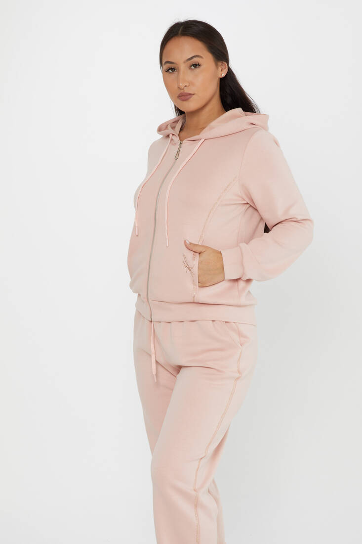 Women's Tracksuit Hooded Powder - 17550 | KAZEE