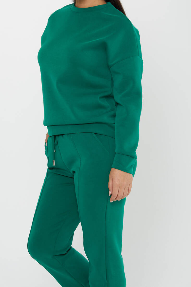 Women's Tracksuit Long Sleeve Green - 17579 | KAZEE