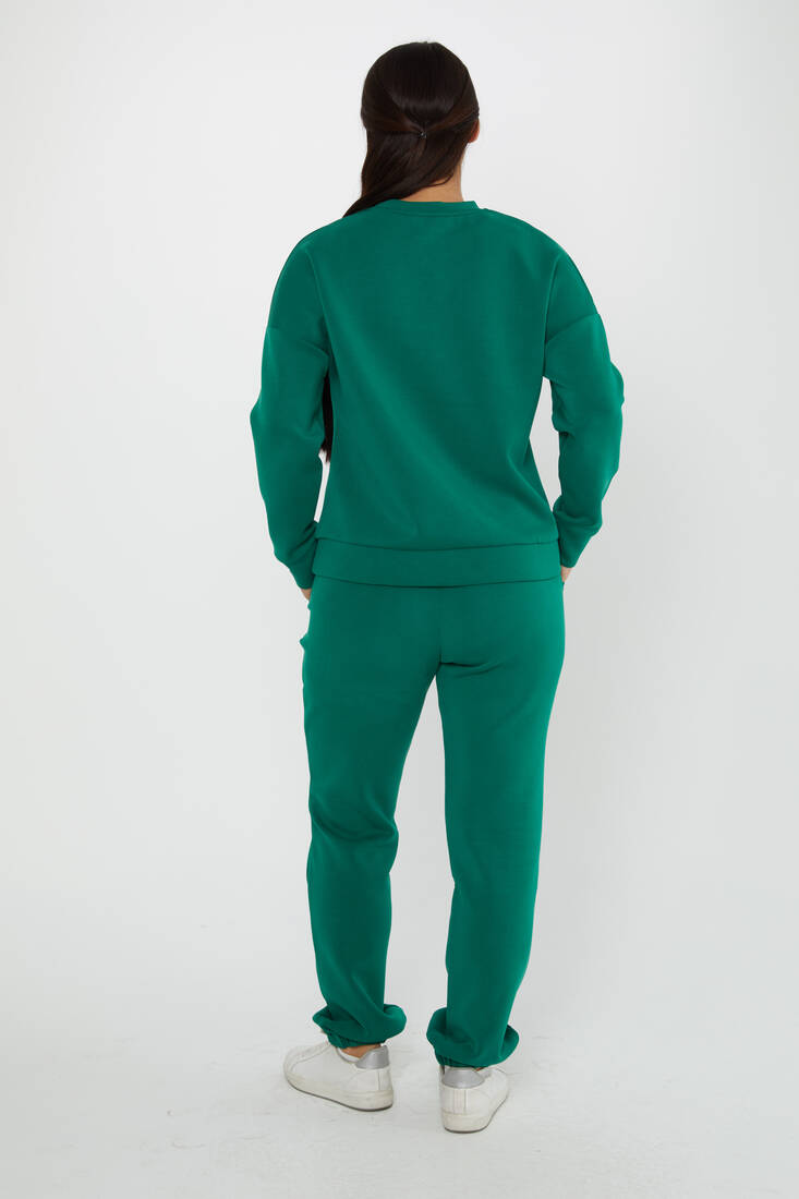 Women's Tracksuit Long Sleeve Green - 17579 | KAZEE
