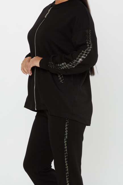 Women's Tracksuit Pocket Black - 17615 | KAZEE - Thumbnail