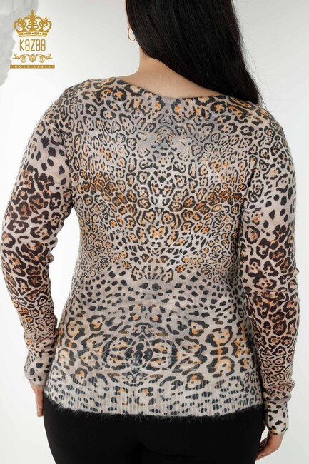 женская ангора с леопардовым узором - 18525 | КАZЕЕ - Thumbnail