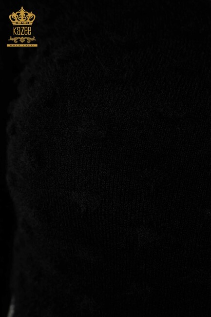 Женский ангорский трикотаж Базовый черный - 18474 | КАZEE - Thumbnail