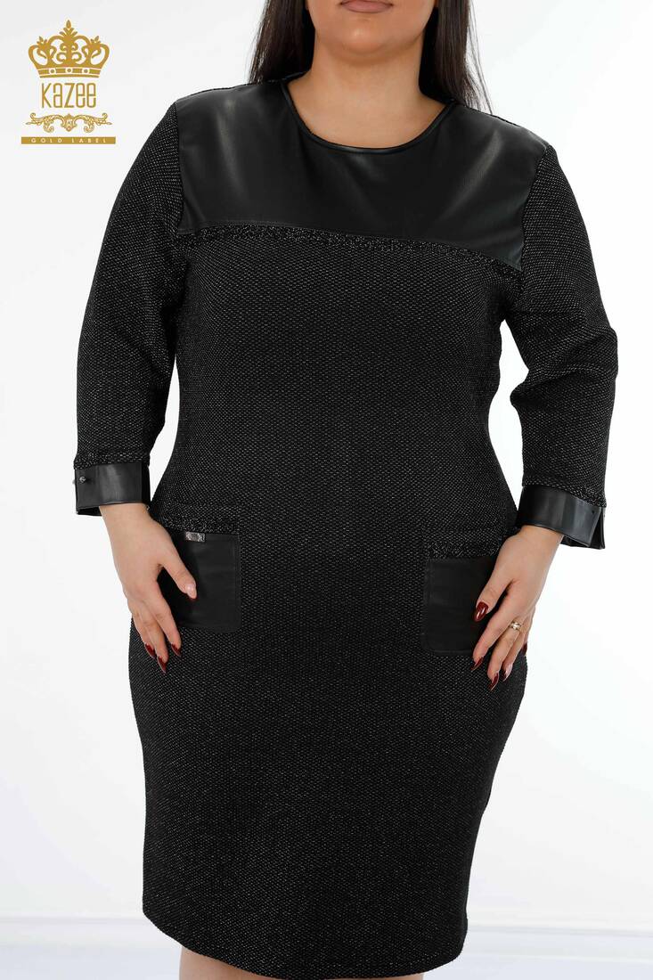 Женское платье блестящее черное - 7587 | КАZЕЕ