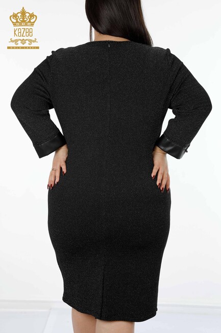 Женское платье блестящее черное - 7587 | КАZЕЕ - Thumbnail