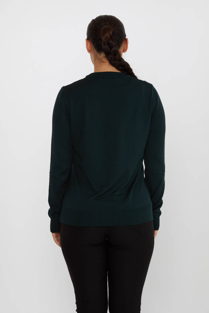 Женский трикотаж Basic с длинным рукавом Оливковый - 31574 | КАZEЕ