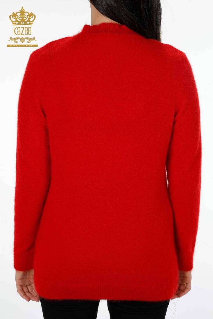 Женский трикотажный свитер Ангора Красный - 18915 | КАZЕЕ