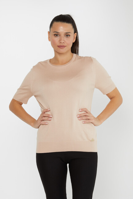Женский трикотаж Американская модель Basic Light Beige - 16271 | КАЗИ - Thumbnail