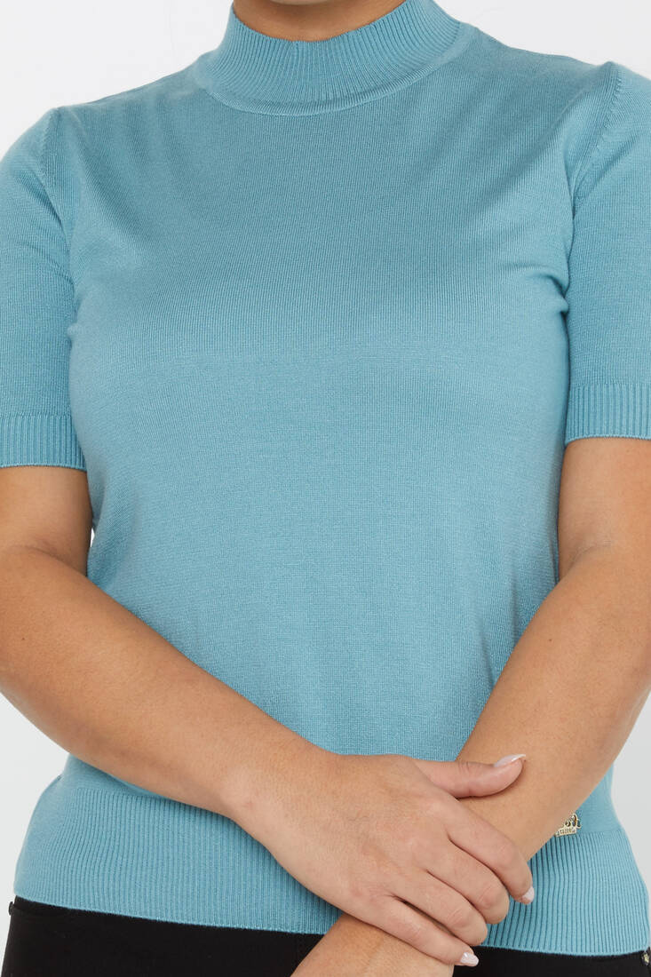 Женский трикотаж американской модели Basic Синий - 14541 | КАЗИ Женский трикотаж американской модели Basic Синий - 14541 | КАЗИ