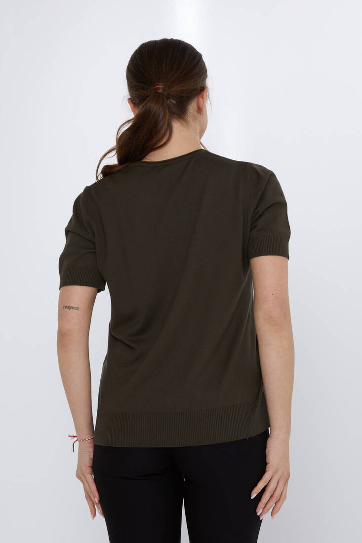 Женский трикотаж Stone Detailed Vert - 31577 | КАZEE