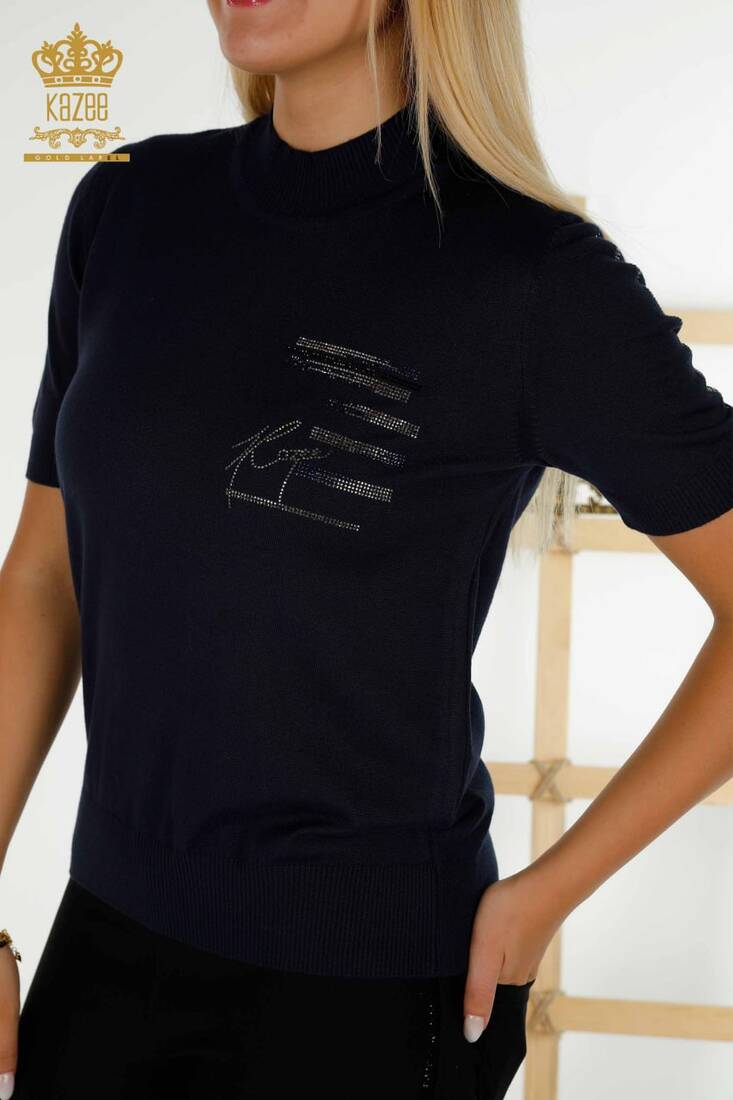 Женский трикотаж Stoned American Model Navy Blue - 30491 | КАZEЕ