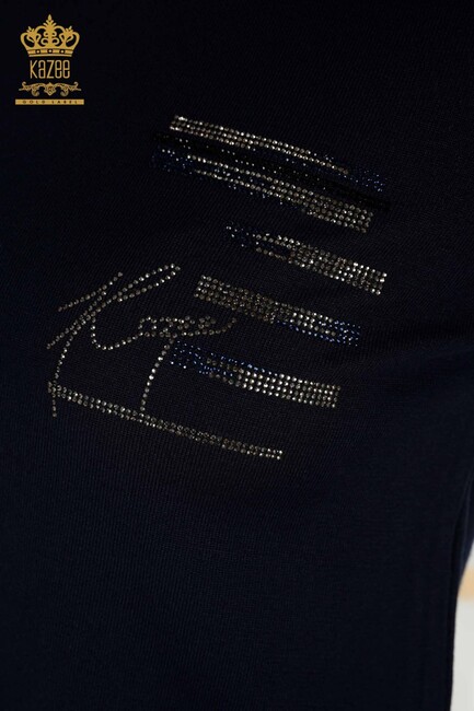Женский трикотаж Stoned American Model Navy Blue - 30491 | КАZEЕ - Thumbnail